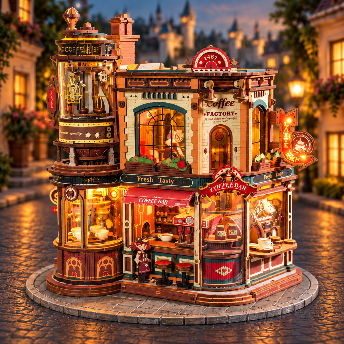 3D Byggesæt i Træ