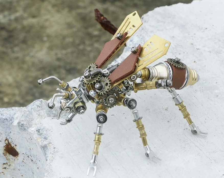 Detaljebillede af 3D Flying Ant metal puzzle