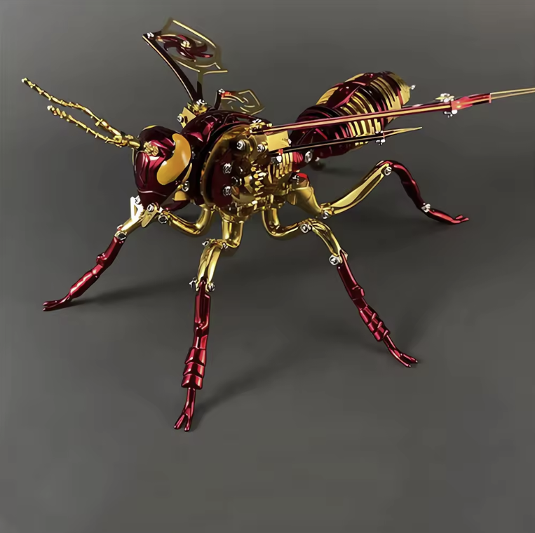 Detaljebillede af 3D Wasp Gold/Red