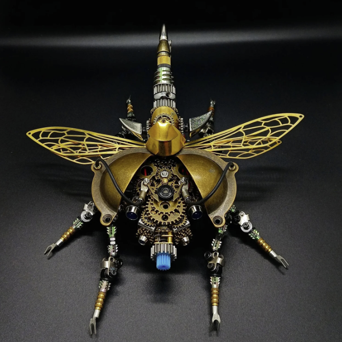 3D War Beetle vist som samlet model