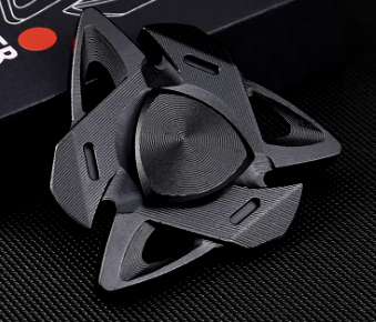 Detaljebillede af Black Metal Shark Spinner
