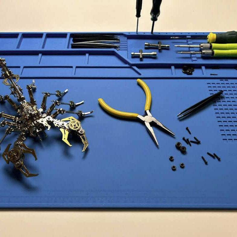 Detaljebillede af 3D Scorpion metal puzzle Value Pack - Black/Gold