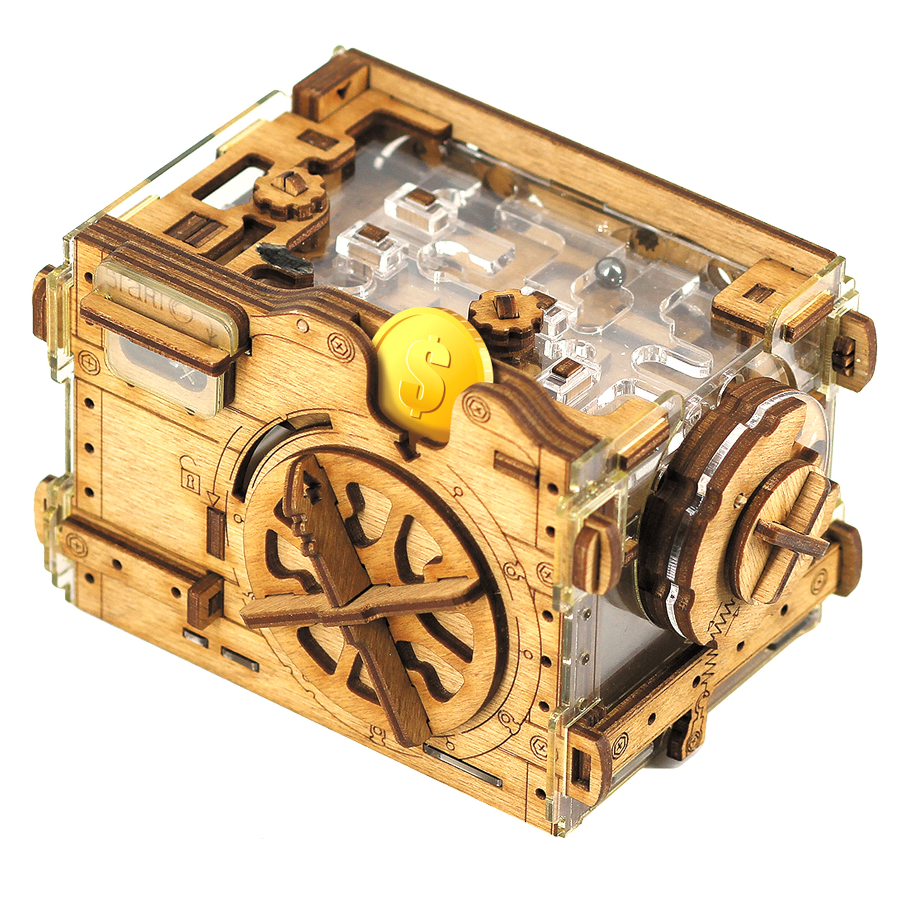 Detaljebillede af A-maze-ing Safe - Marble Run Puzzle Money Box