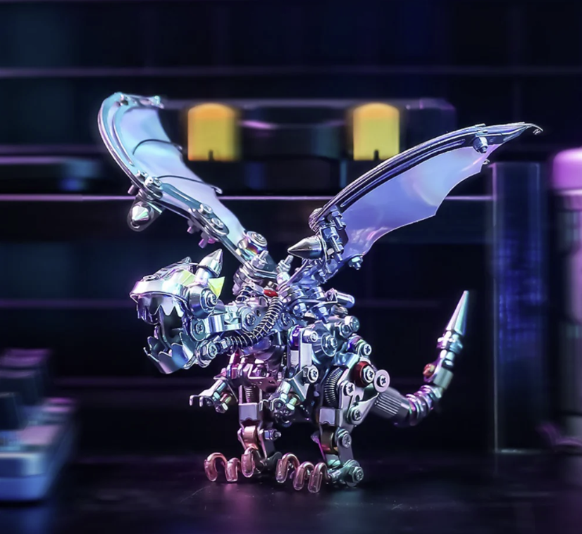 Detaljebillede af 3D Nidhogg Dragon metal puzzle