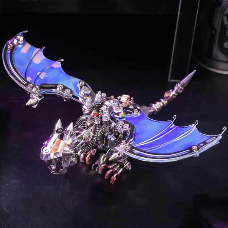 Detaljebillede af 3D Nidhogg Dragon metal puzzle
