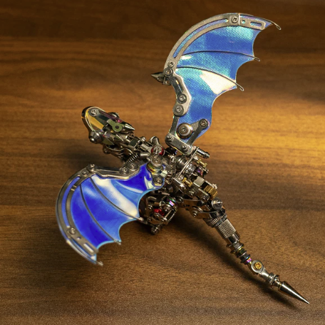 Detaljebillede af 3D Nidhogg Dragon metal puzzle