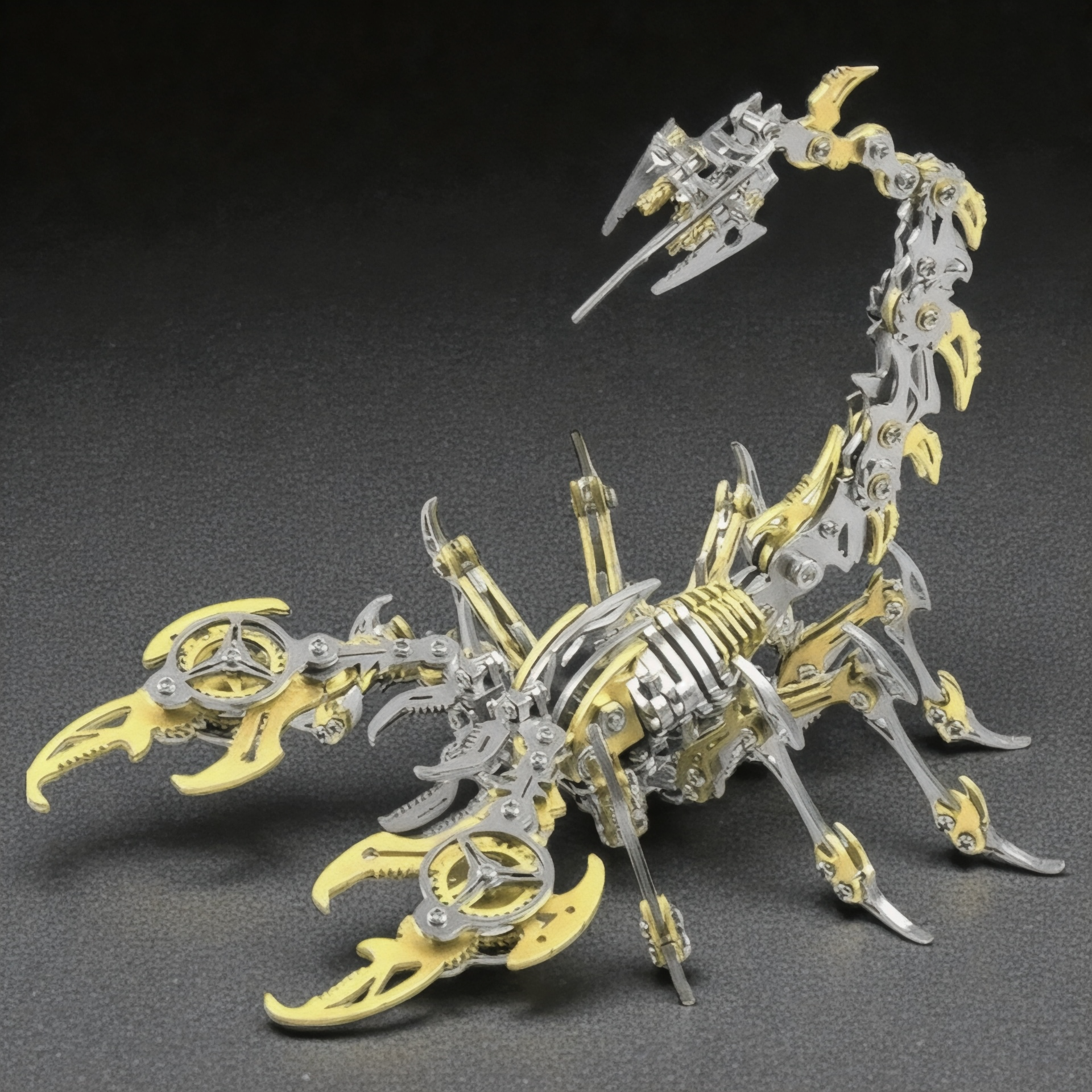Detaljebillede af 3D Scorpio metal puzzle Gold/Silver