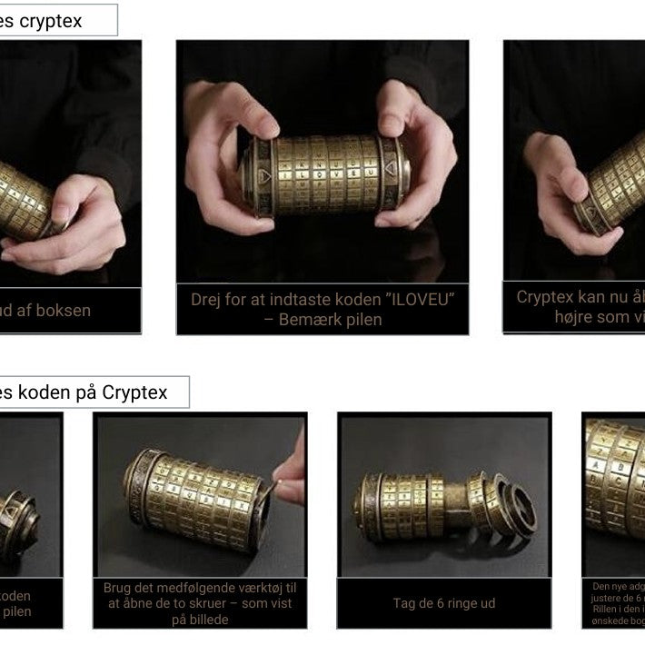 Detaljebillede af Cryptex & Money Maze Vault - The Secret Vault Bundle