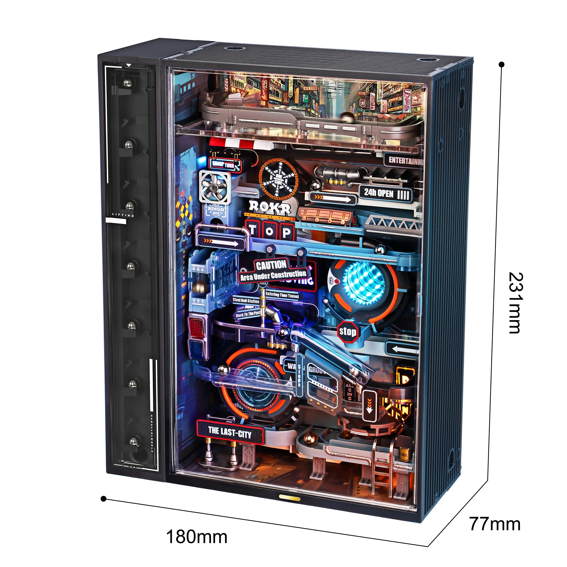 Detaljebillede af ROKR The Last City – Mekanisk Marble Run 3D Puzzle