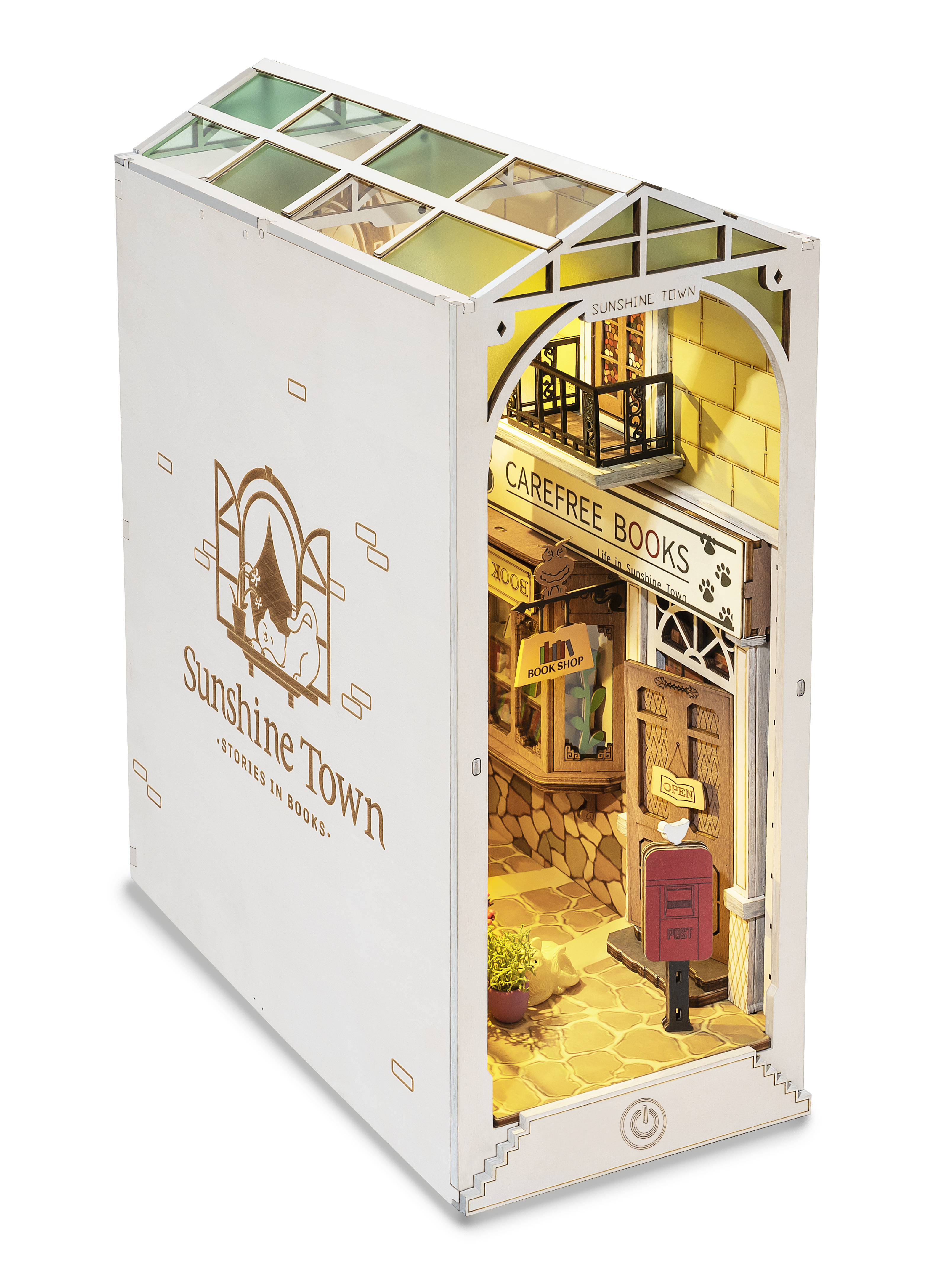 Detaljebillede af Rolife Sunshine Town – DIY Book Nook