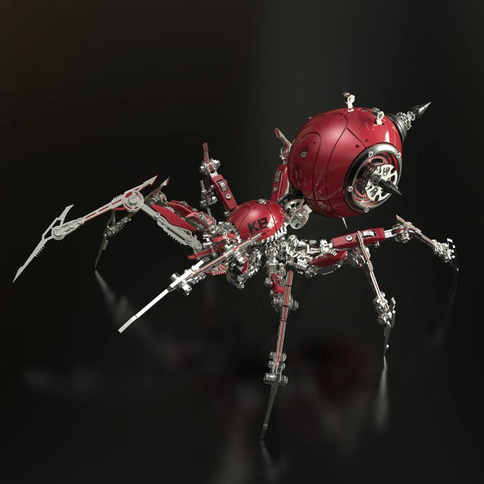 Detaljebillede af 3d War Spider Overlord - All Metal Red