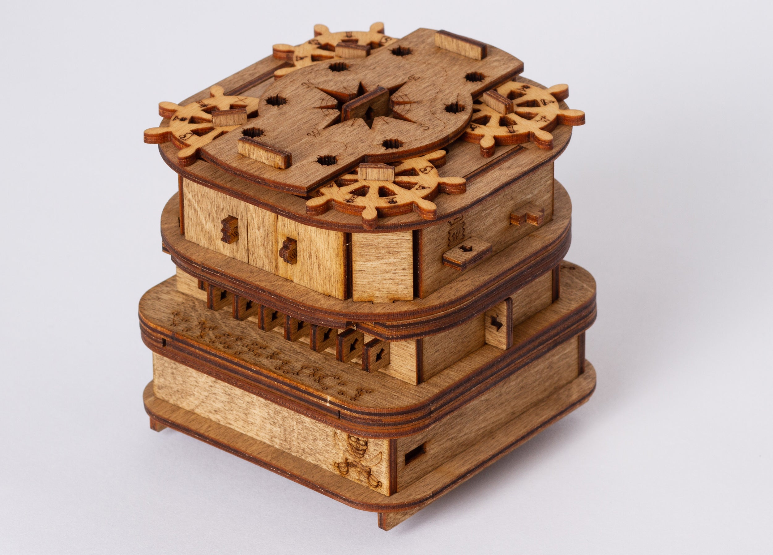 Cluebox: Davy Jones Locker – Escape Room in a Box vist som samlet model