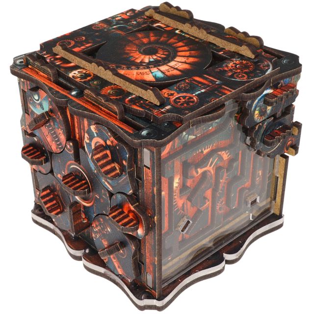 Detaljebillede af IQube Dark fra EscapeWelt – Escape Room in a Box