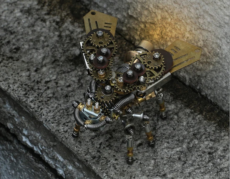Detaljebillede af 3D Firefly metal puzzle