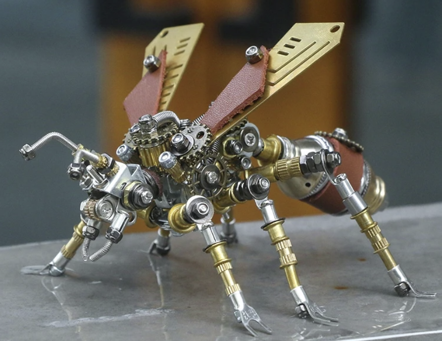 Detaljebillede af 3D Flying Ant metal puzzle