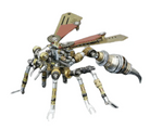Detaljebillede af 3D Wasp metal puzzle
