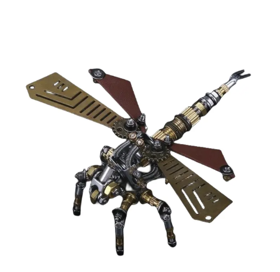 Detaljebillede af 3D Dragonfly metal puzzle