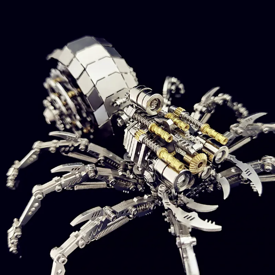 Detaljebillede af 3D Spider King metal puzzle