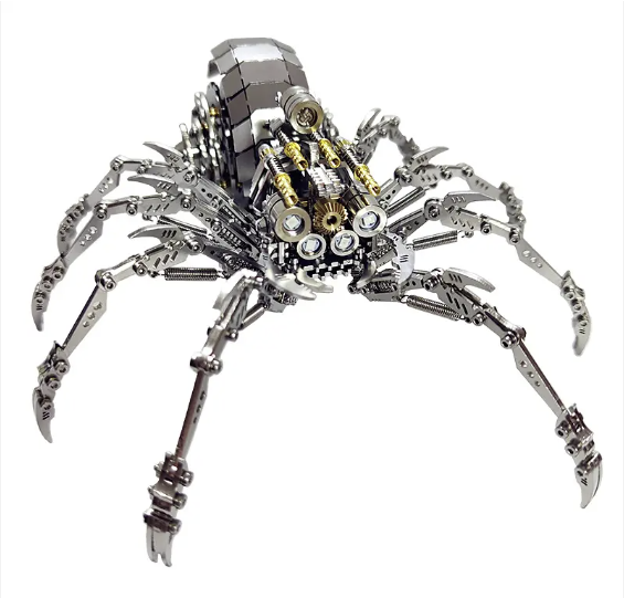 Detaljebillede af 3D Spider King metal puzzle