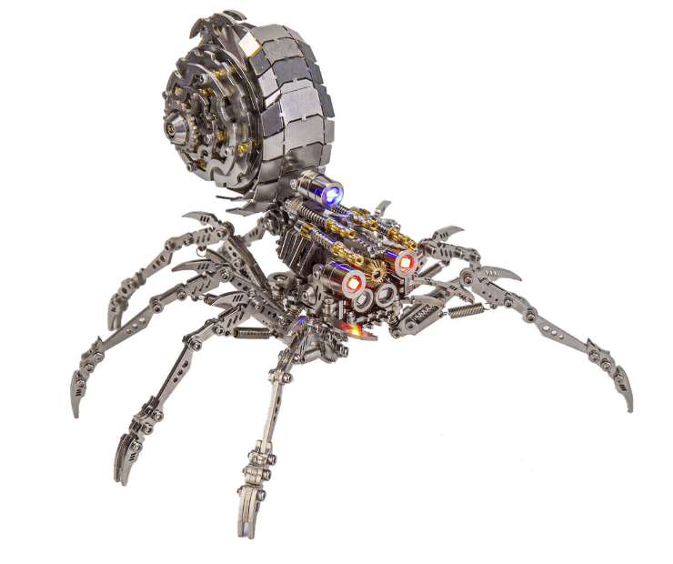 Detaljebillede af 3D Spider King metal puzzle