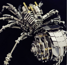 Detaljebillede af 3D Spider King metal puzzle