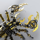 Detaljebillede af 3D Scorpion Black/Gold metal puzzle