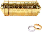 Detaljebillede af Da Vinci Cryptex puzzle box - Guld
