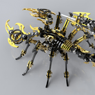 Detaljebillede af 3D Scorpion Black/Gold metal puzzle
