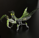 Detaljebillede af 3D Giant Praying Mantis Green/Silver