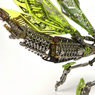 Detaljebillede af 3D Giant Praying Mantis Green/Silver