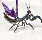 Detaljebillede af 3D Giant Praying Mantis Blue/Purple/Silver
