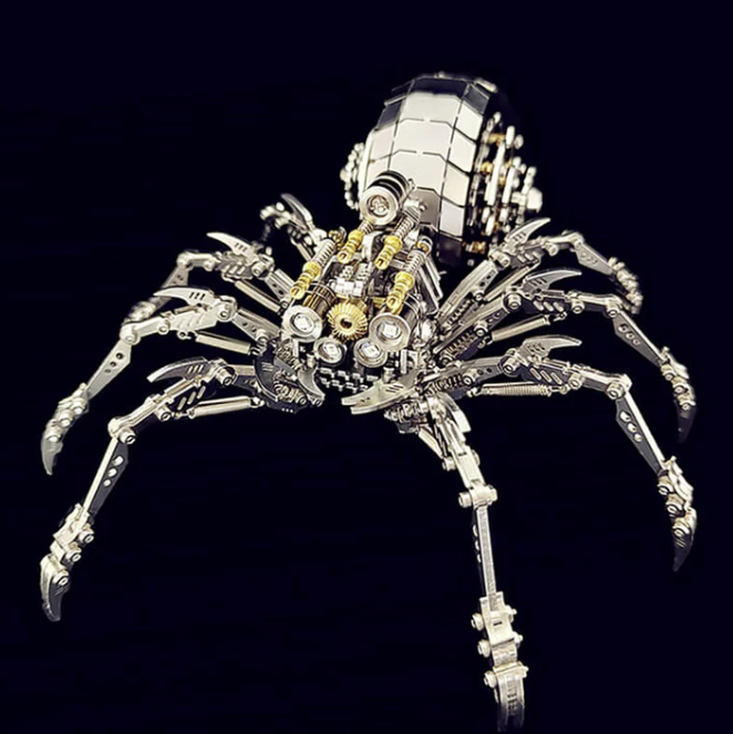 3D Spider King metal puzzle vist som samlet model