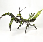 3D Giant Praying Mantis Green/Silver vist som samlet model