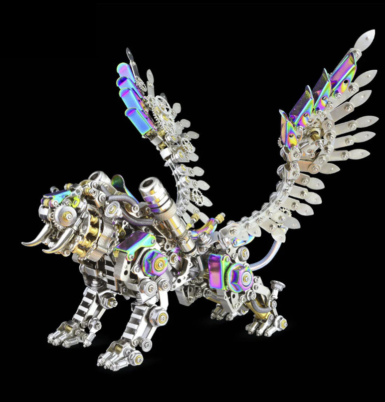 Bengal Tiger With Wings 3D Puzzle vist som samlet model