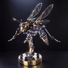 3D Wasp On Pole metal puzzle vist som samlet model