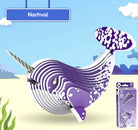 3D Paper Puzzle Narhval - Byggesæt fra Puzzles & More
