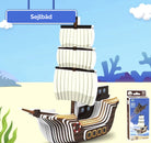 3D Paper Puzzle Sejlbåd - Byggesæt fra Puzzles & More