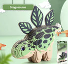 3D Paper Puzzle Stegosaurus - Byggesæt fra Puzzles & More