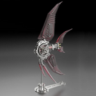 Detaljebillede af 3D Angel Fish Red metal puzzle