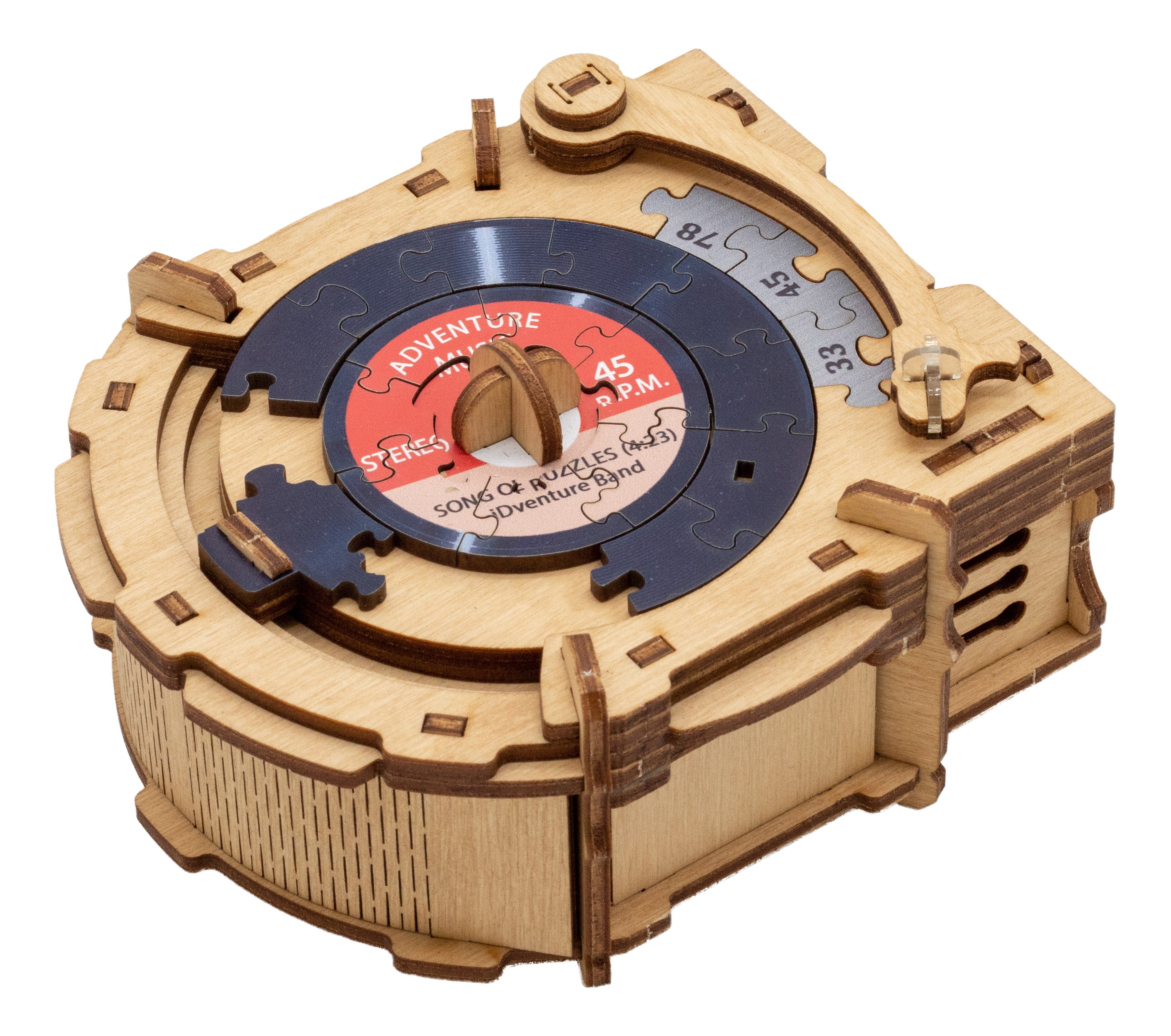 Detaljebillede af Record Player – Gift Puzzle Money Box