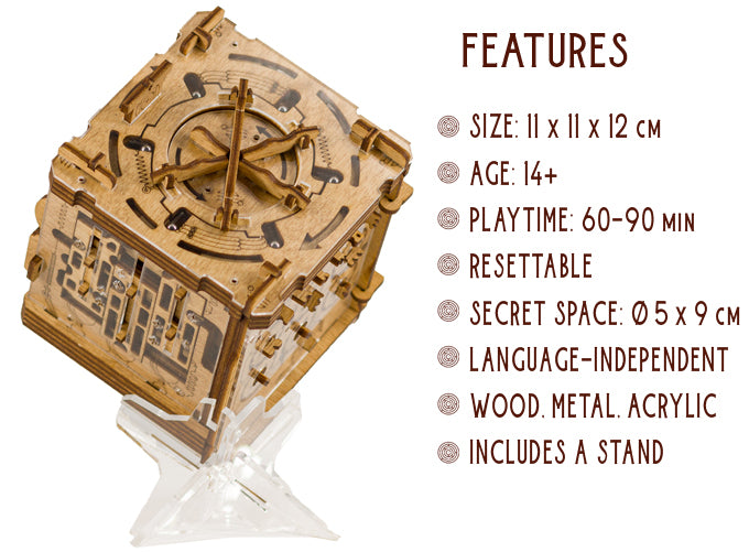 Detaljebillede af Cluebox: Cambridge labyrinth - Escape Room in a Box