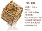 Detaljebillede af Cluebox: Cambridge labyrinth - Escape Room in a Box