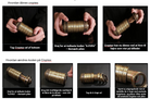 Detaljebillede af Da Vinci Cryptex puzzle box - Guld