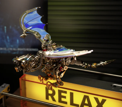 Detaljebillede af 3D Nidhogg Dragon metal puzzle
