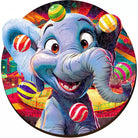Funny Elephant Puzzle 200 pieces fra EscapeWelt – Træpuslespil vist som samlet model
