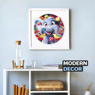 Detaljebillede af Funny Elephant Puzzle 200 pieces fra EscapeWelt – Træpuslespil