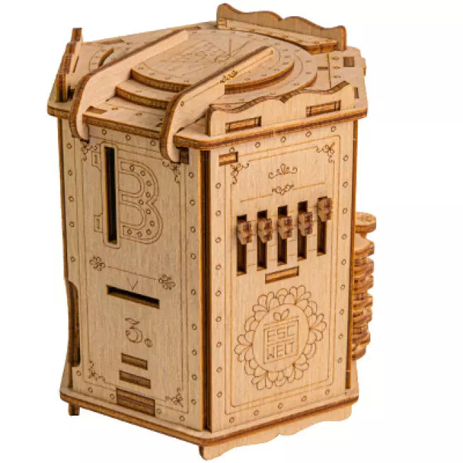 Fort Knox Pro fra EscapeWelt – Escape Room in a Box vist som samlet model