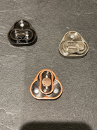 Detaljebillede af Silver Metal Triangle Slider