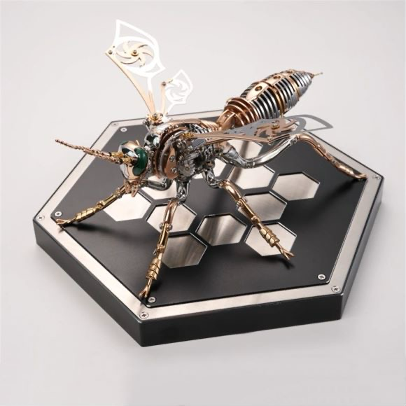 Detaljebillede af 3D Wasp Rosegold/Silver