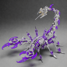 Detaljebillede af 3D Scorpio metal puzzle Purple/Silver